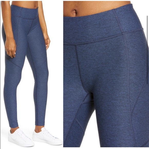 Outdoor Voices Navy 7/8 Warm Up Leggings Size Small - Picture 3 of 9